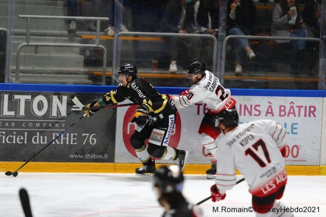Photo hockey match Rouen - Nice le 03/12/2021