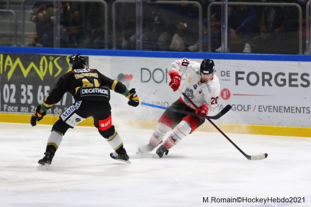 Photo hockey match Rouen - Nice le 03/12/2021