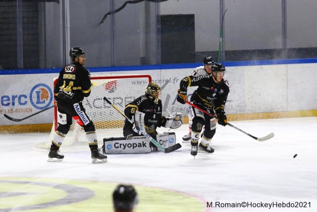 Photo hockey match Rouen - Nice le 03/12/2021
