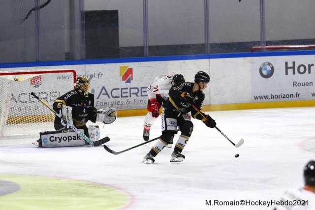 Photo hockey match Rouen - Nice le 03/12/2021
