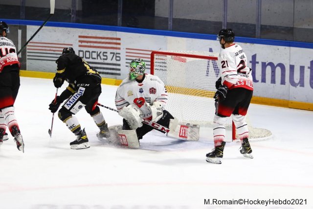 Photo hockey match Rouen - Nice le 03/12/2021