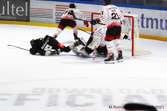 Photo hockey match Rouen - Nice le 03/12/2021