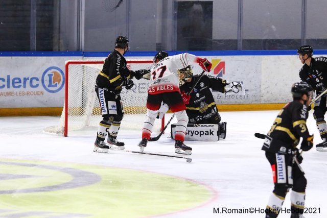 Photo hockey match Rouen - Nice le 03/12/2021