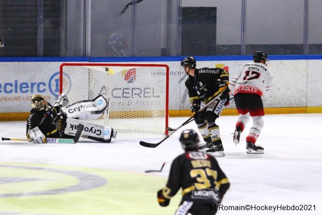 Photo hockey match Rouen - Nice le 03/12/2021