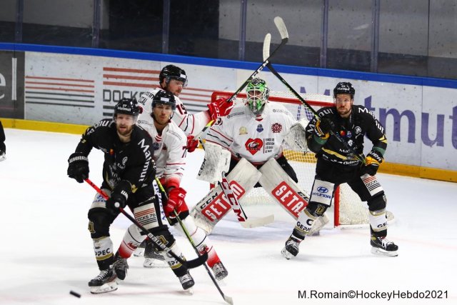 Photo hockey match Rouen - Nice le 03/12/2021