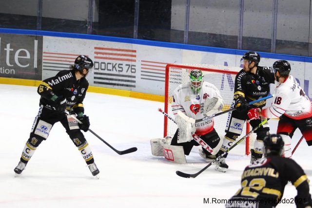 Photo hockey match Rouen - Nice le 03/12/2021