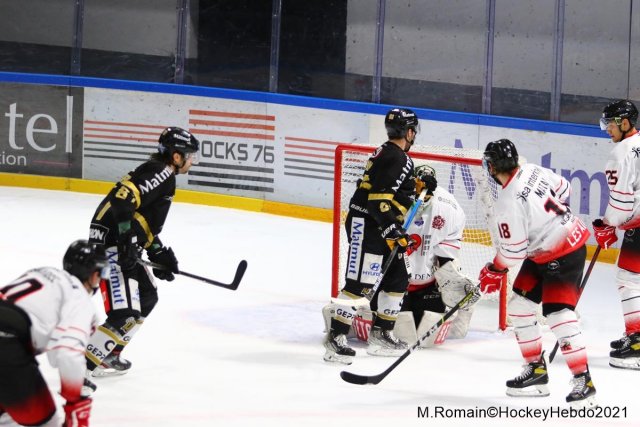 Photo hockey match Rouen - Nice le 03/12/2021