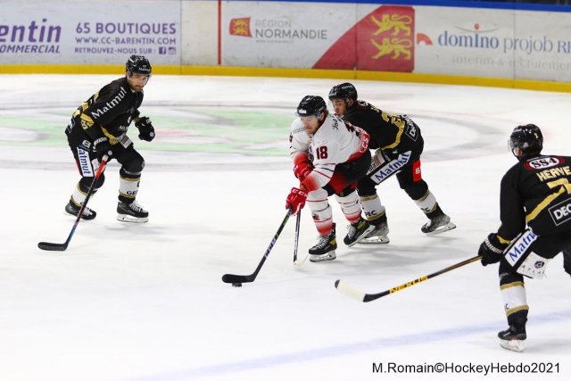 Photo hockey match Rouen - Nice le 03/12/2021