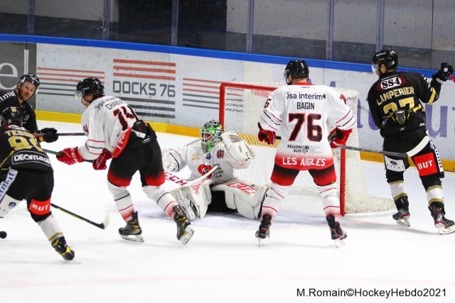 Photo hockey match Rouen - Nice le 03/12/2021