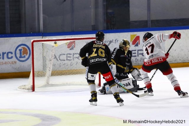 Photo hockey match Rouen - Nice le 03/12/2021