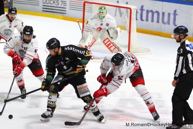 Photo hockey match Rouen - Nice le 03/12/2021