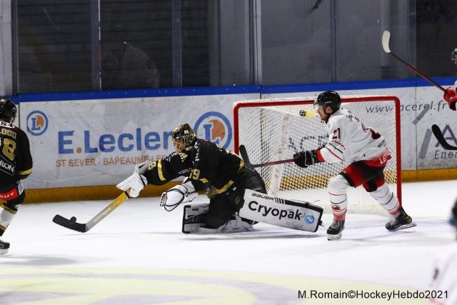Photo hockey match Rouen - Nice le 03/12/2021