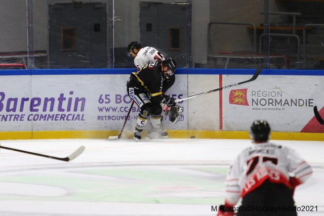 Photo hockey match Rouen - Nice le 03/12/2021
