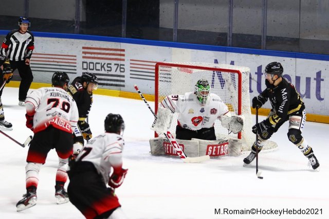 Photo hockey match Rouen - Nice le 03/12/2021