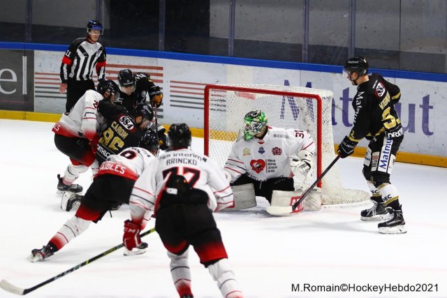 Photo hockey match Rouen - Nice le 03/12/2021