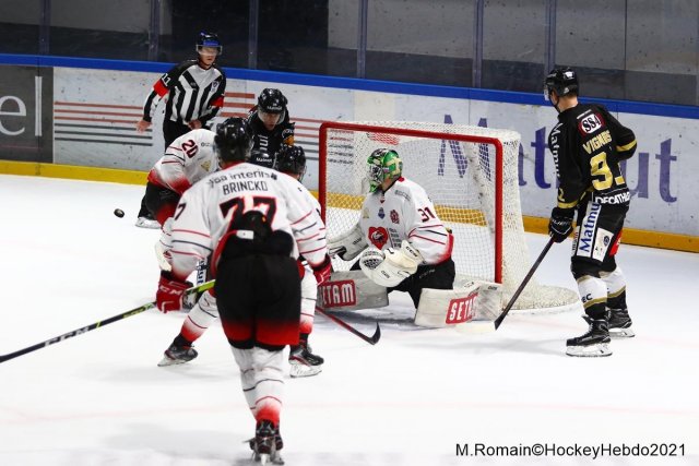 Photo hockey match Rouen - Nice le 03/12/2021