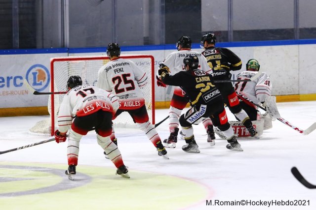 Photo hockey match Rouen - Nice le 03/12/2021