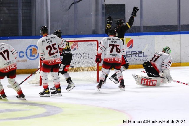 Photo hockey match Rouen - Nice le 03/12/2021