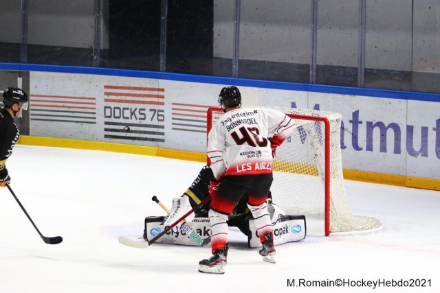 Photo hockey match Rouen - Nice le 03/12/2021