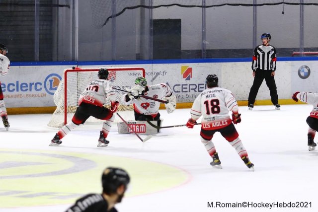 Photo hockey match Rouen - Nice le 03/12/2021