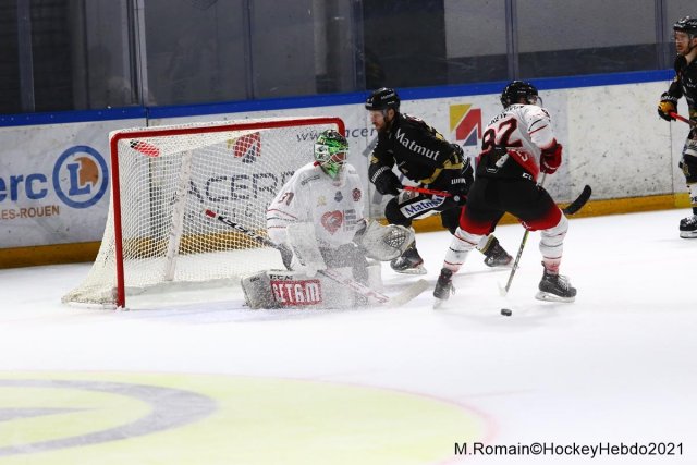Photo hockey match Rouen - Nice le 03/12/2021