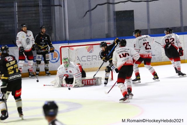 Photo hockey match Rouen - Nice le 03/12/2021