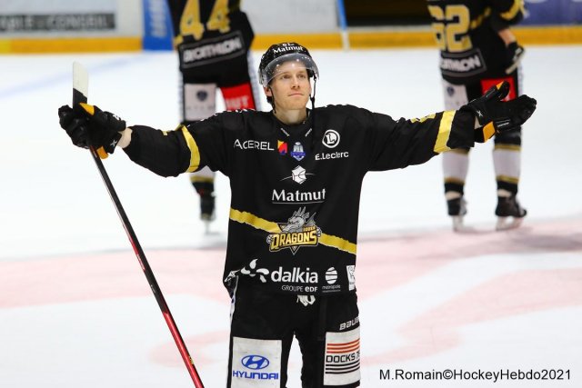 Photo hockey match Rouen - Nice le 03/12/2021