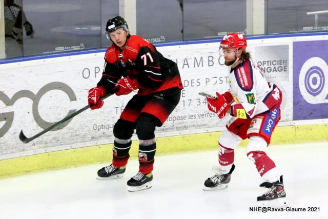 Photo hockey match Nice - Grenoble  le 07/12/2021