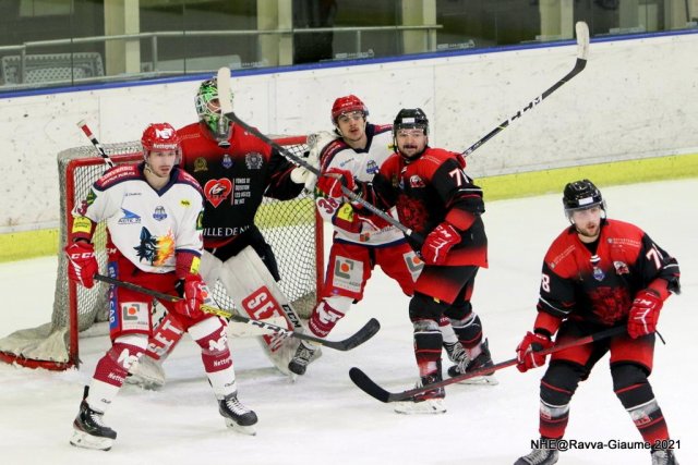 Photo hockey match Nice - Grenoble  le 07/12/2021