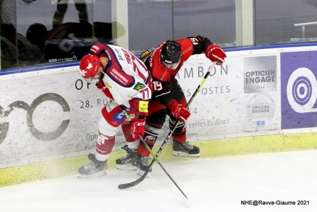 Photo hockey match Nice - Grenoble  le 07/12/2021