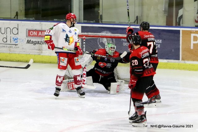 Photo hockey match Nice - Grenoble  le 07/12/2021