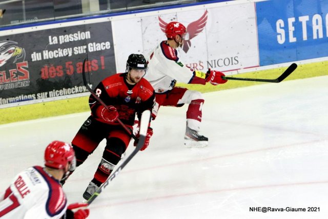 Photo hockey match Nice - Grenoble  le 07/12/2021