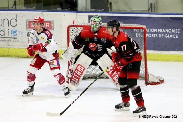 Photo hockey match Nice - Grenoble  le 07/12/2021