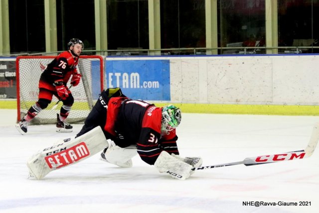 Photo hockey match Nice - Grenoble  le 07/12/2021