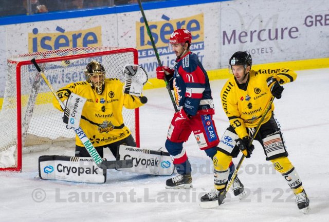 Photo hockey match Grenoble  - Rouen le 10/12/2021