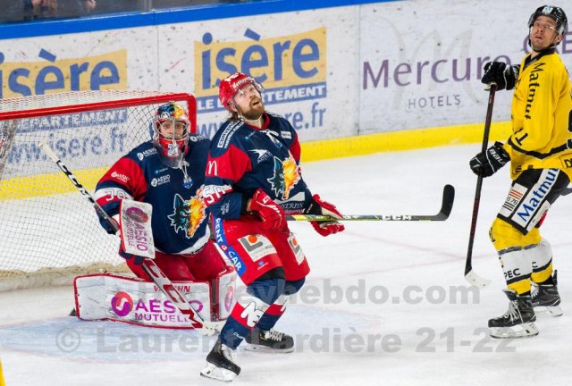 Photo hockey match Grenoble  - Rouen le 10/12/2021