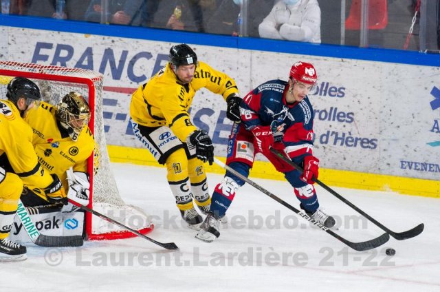 Photo hockey match Grenoble  - Rouen le 10/12/2021
