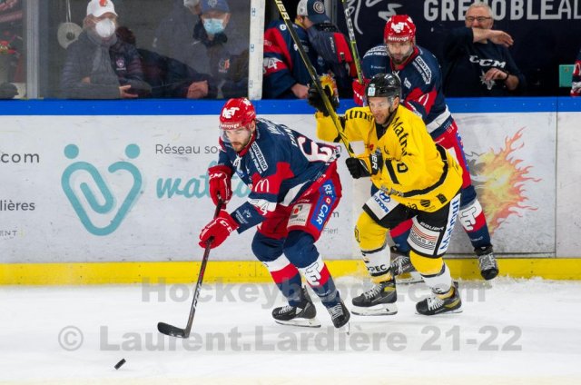 Photo hockey match Grenoble  - Rouen le 10/12/2021