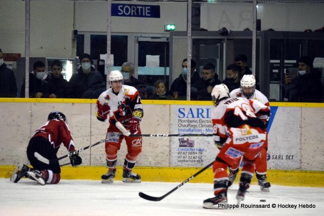 Photo hockey match Dijon  - Metz le 11/12/2021