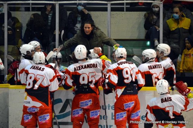 Photo hockey match Dijon  - Metz le 11/12/2021