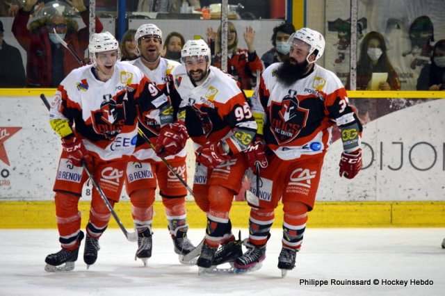 Photo hockey match Dijon  - Metz le 11/12/2021