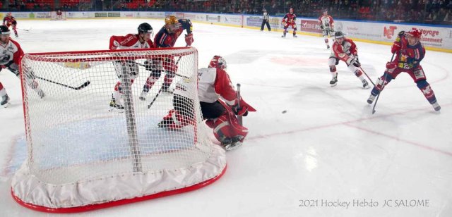 Photo hockey match Grenoble  - Chamonix  le 14/12/2021