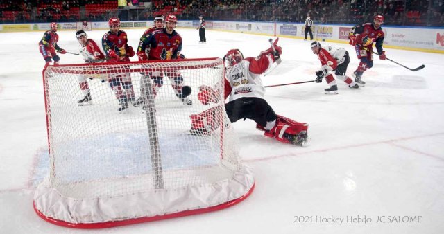 Photo hockey match Grenoble  - Chamonix  le 14/12/2021