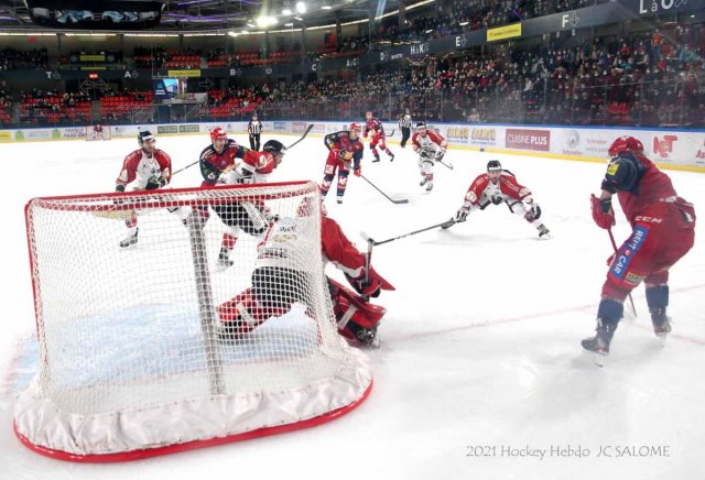 Photo hockey match Grenoble  - Chamonix  le 14/12/2021