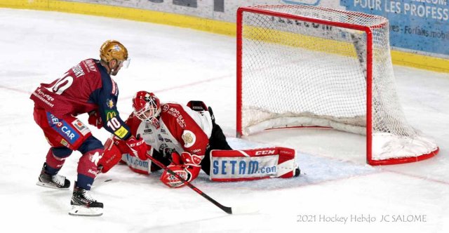 Photo hockey match Grenoble  - Chamonix  le 14/12/2021