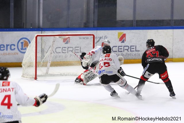 Photo hockey match Rouen - Amiens  le 22/12/2021
