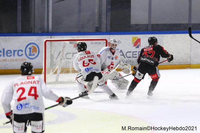 Photo hockey match Rouen - Amiens  le 22/12/2021