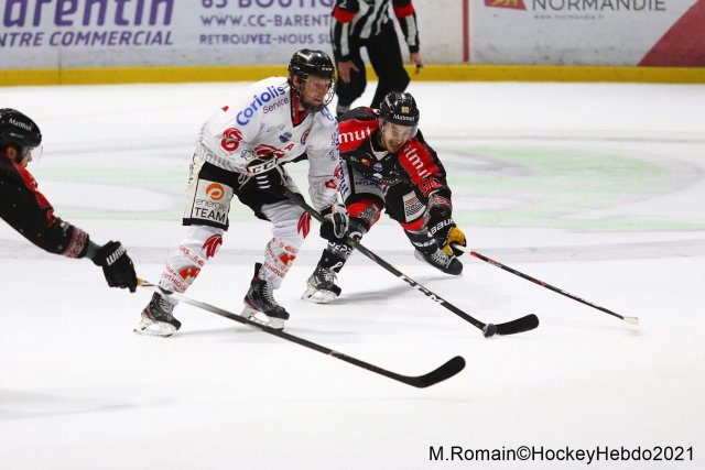 Photo hockey match Rouen - Amiens  le 22/12/2021