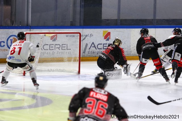 Photo hockey match Rouen - Amiens  le 22/12/2021