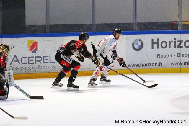 Photo hockey match Rouen - Amiens  le 22/12/2021